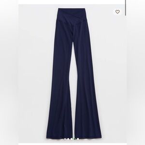 Aerie Real Me High Waisted Crossover Flare Legging